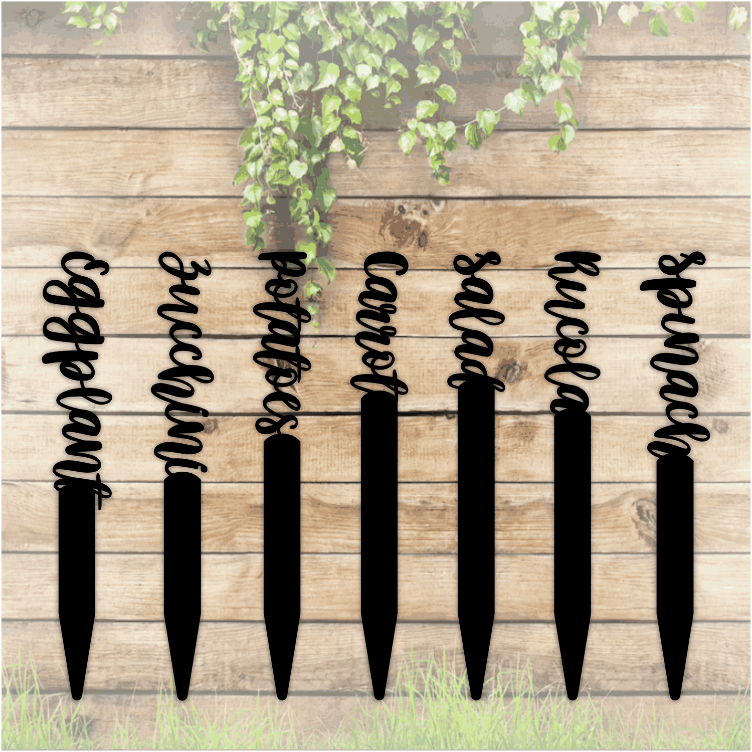 Vegetable Garden Marker Set of 22
