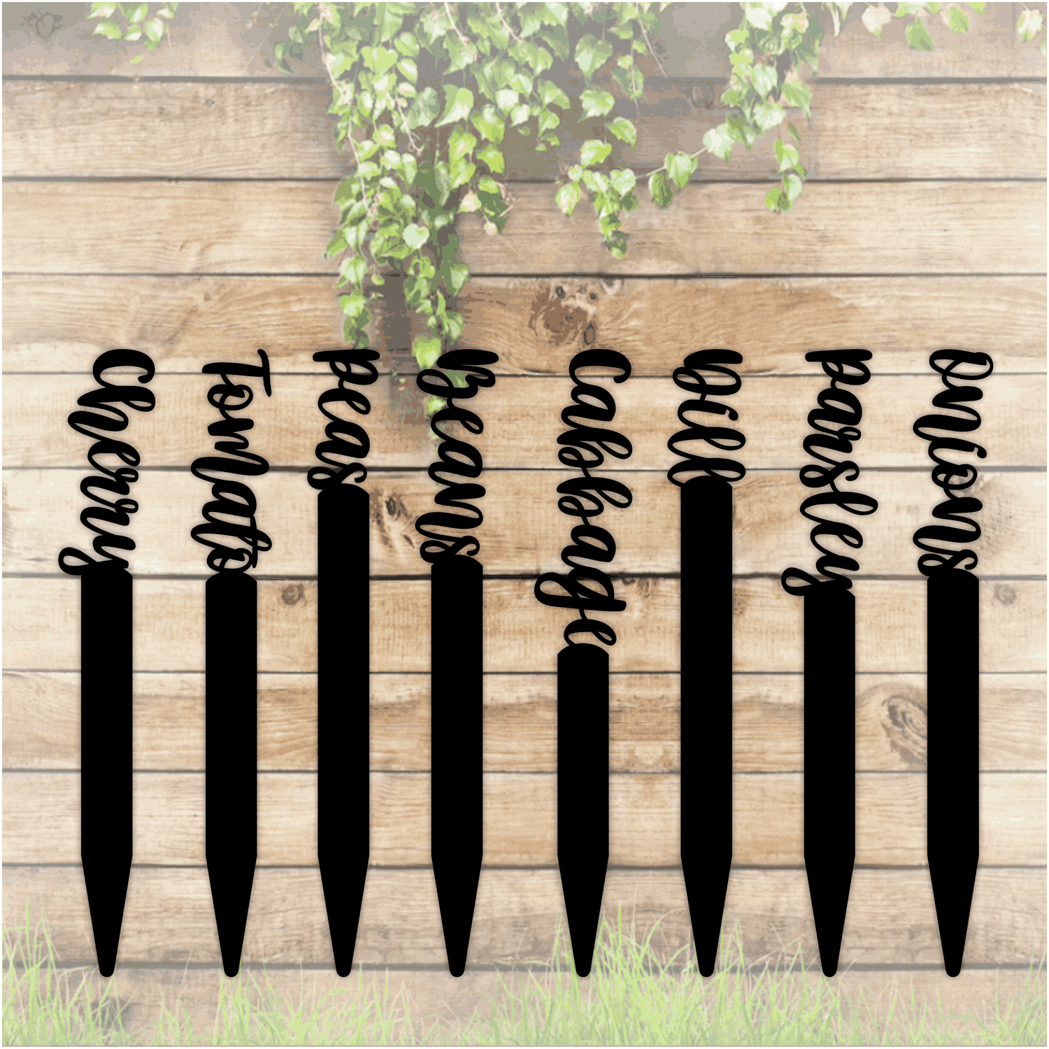 Vegetable Garden Marker Set of 22