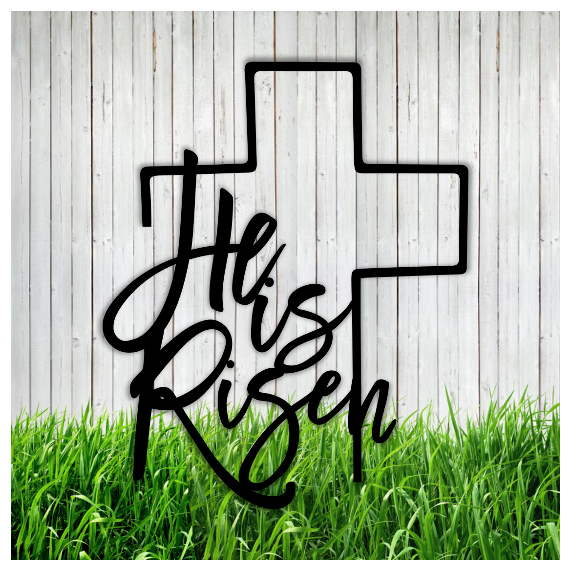 He Is Risen Cross
