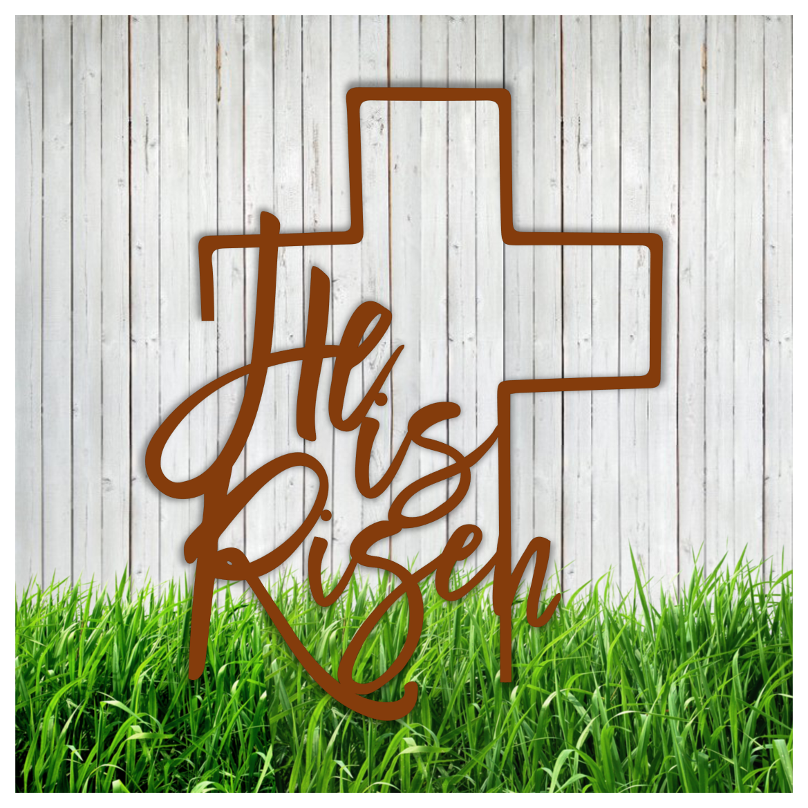He Is Risen Cross