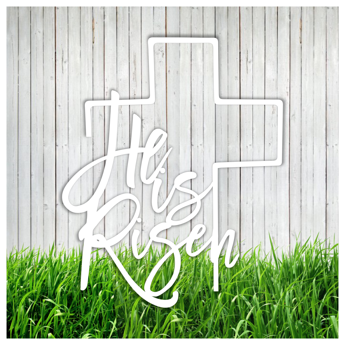 He Is Risen Cross