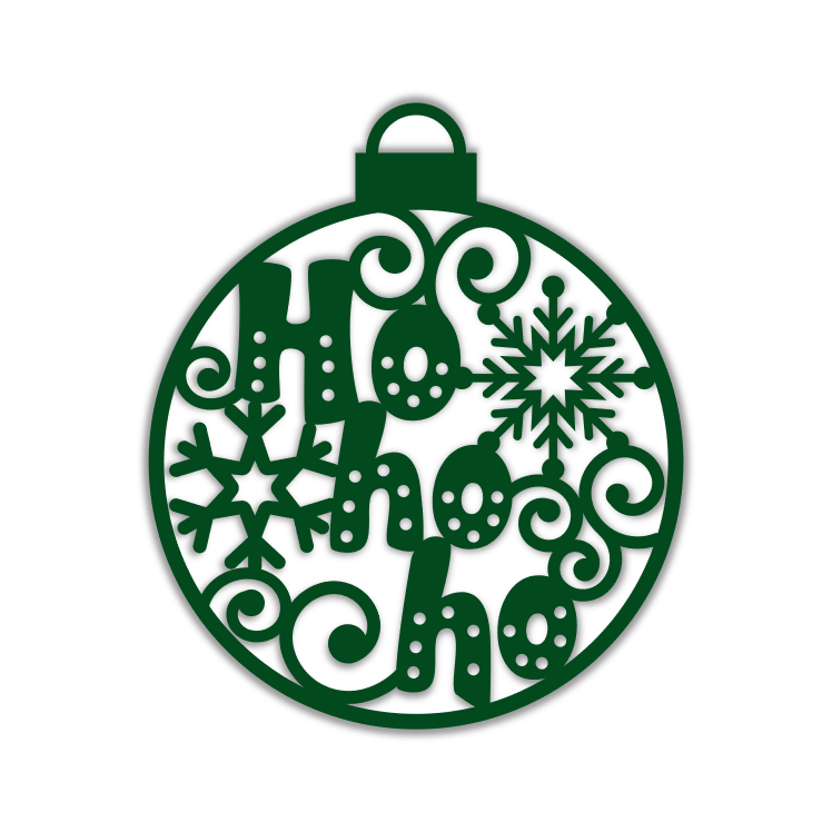 Ho Ho Ho Christmas Bulb