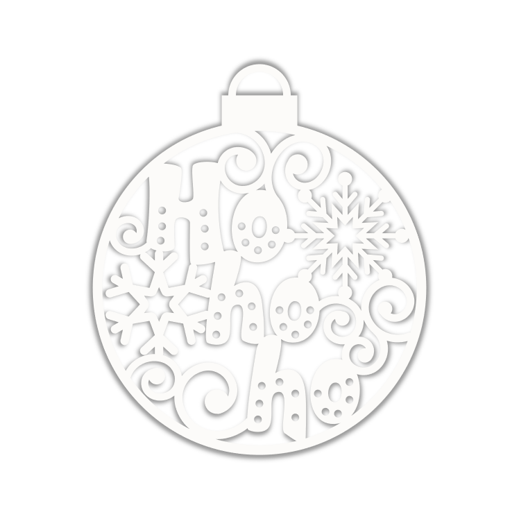 Ho Ho Ho Christmas Bulb
