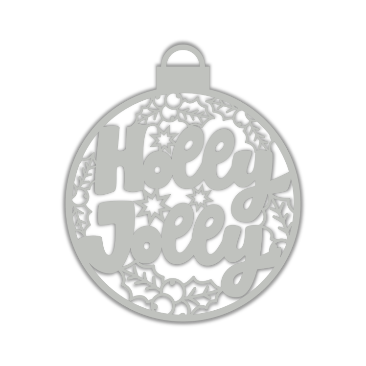 Holly Jolly Christmas Bulb