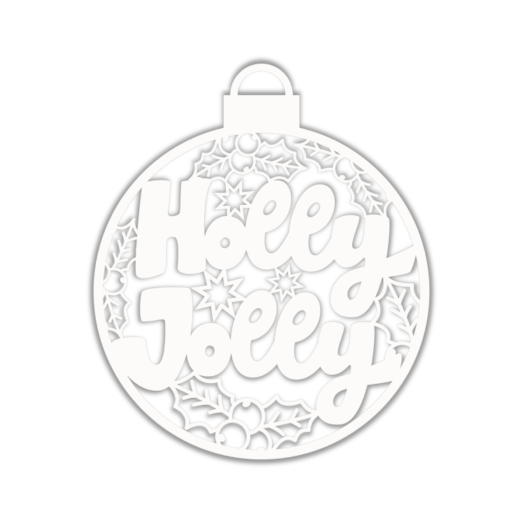 Holly Jolly Christmas Bulb