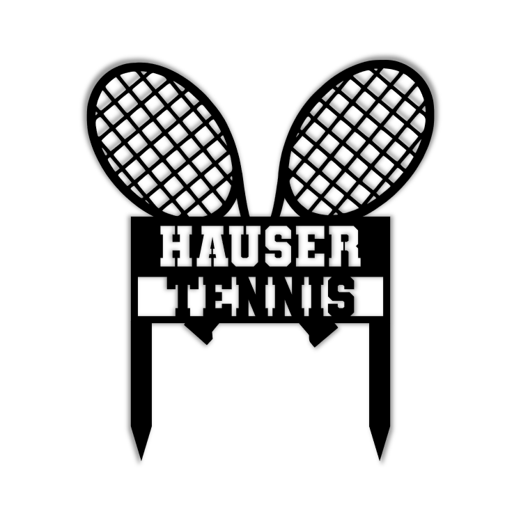 Hauser Jets Tennis Sign