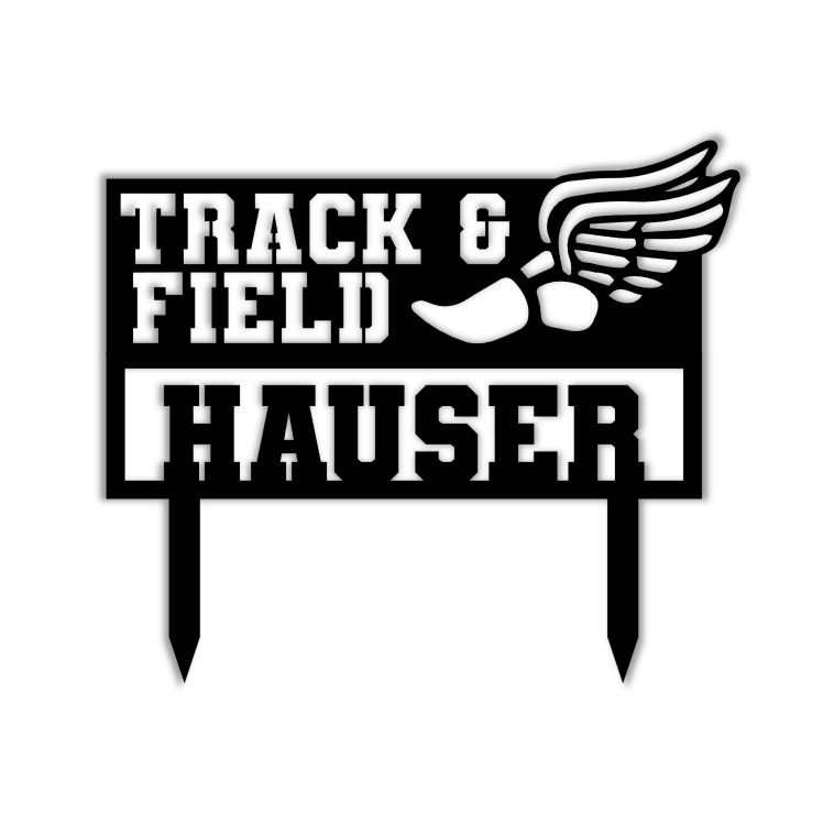 Hauser Jets Track & Field Sign