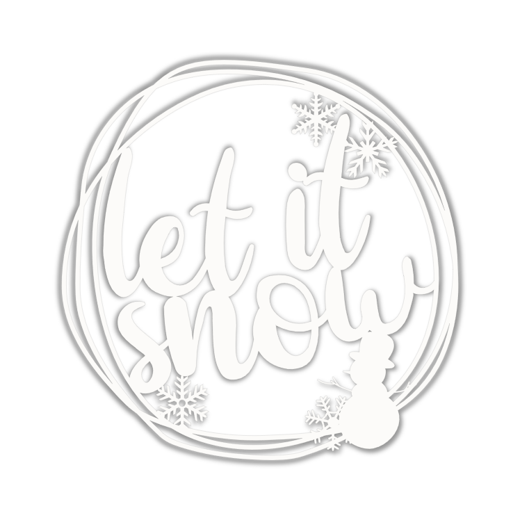 Let it Snow Circle