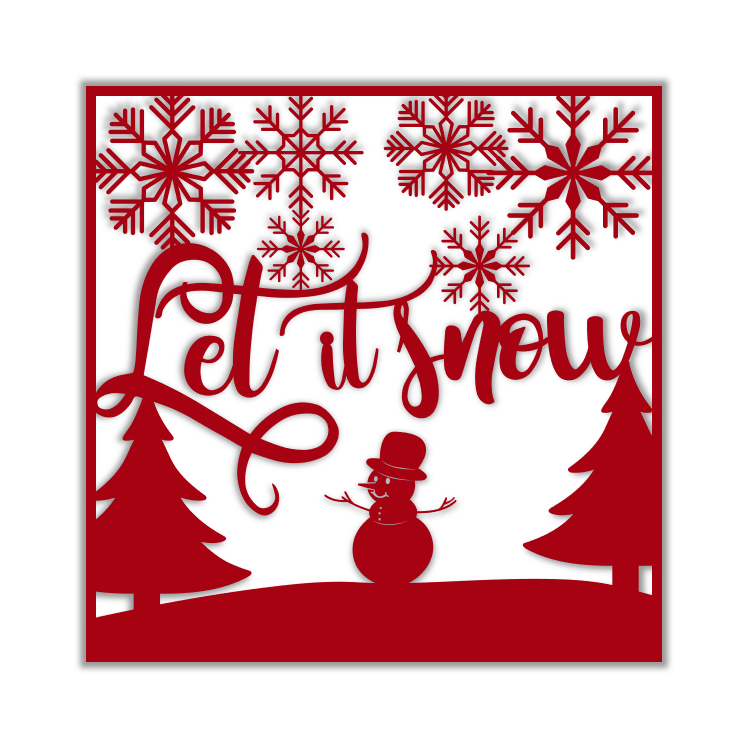 Let it Snow Square