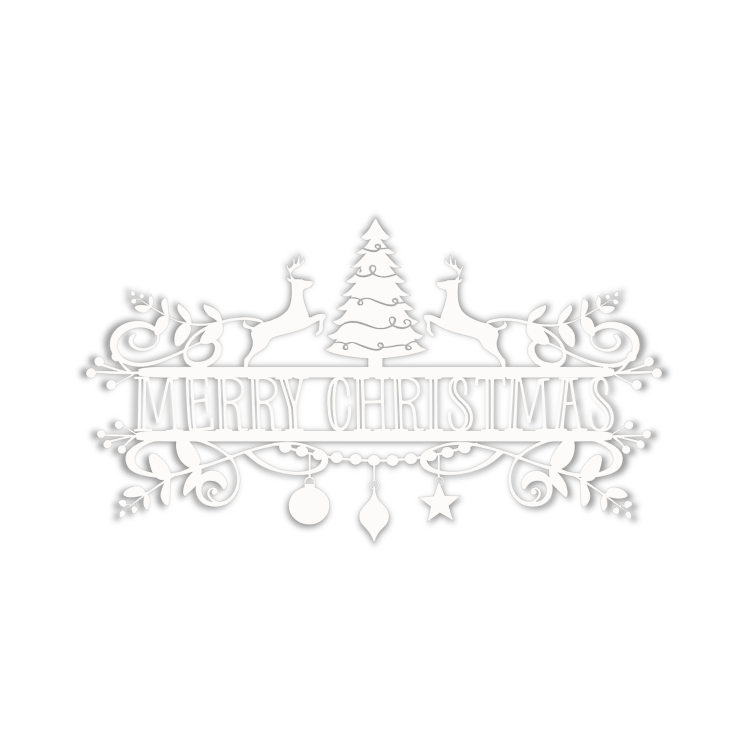 Decorative Merry Christmas