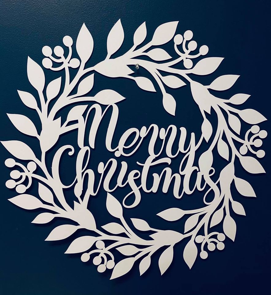 Merry Christmas Wreath