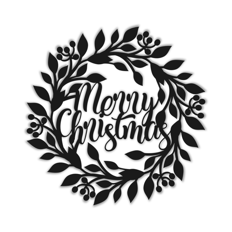 Merry Christmas Wreath