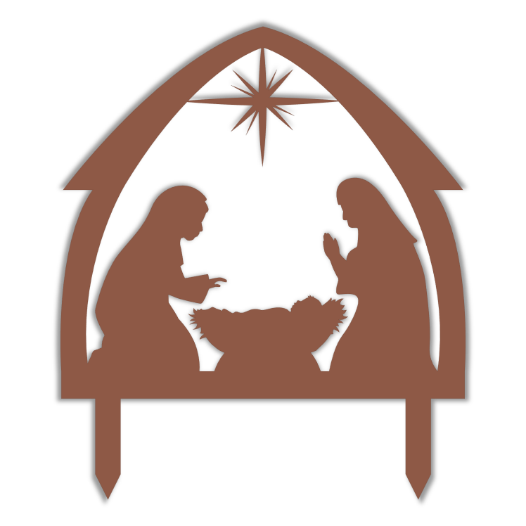 Nativity Yard Sign
