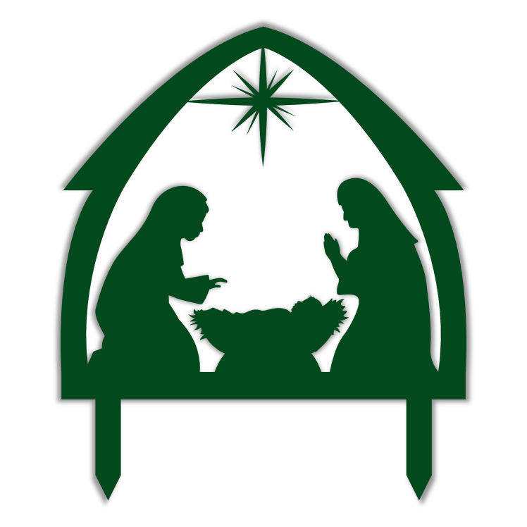 Nativity Yard Sign