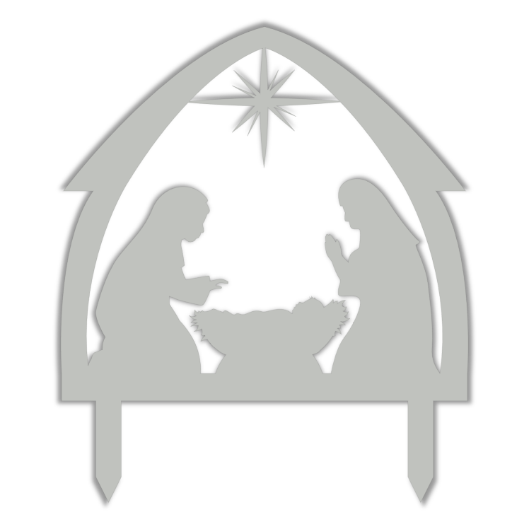 Nativity Yard Sign