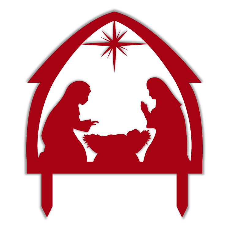 Nativity Yard Sign