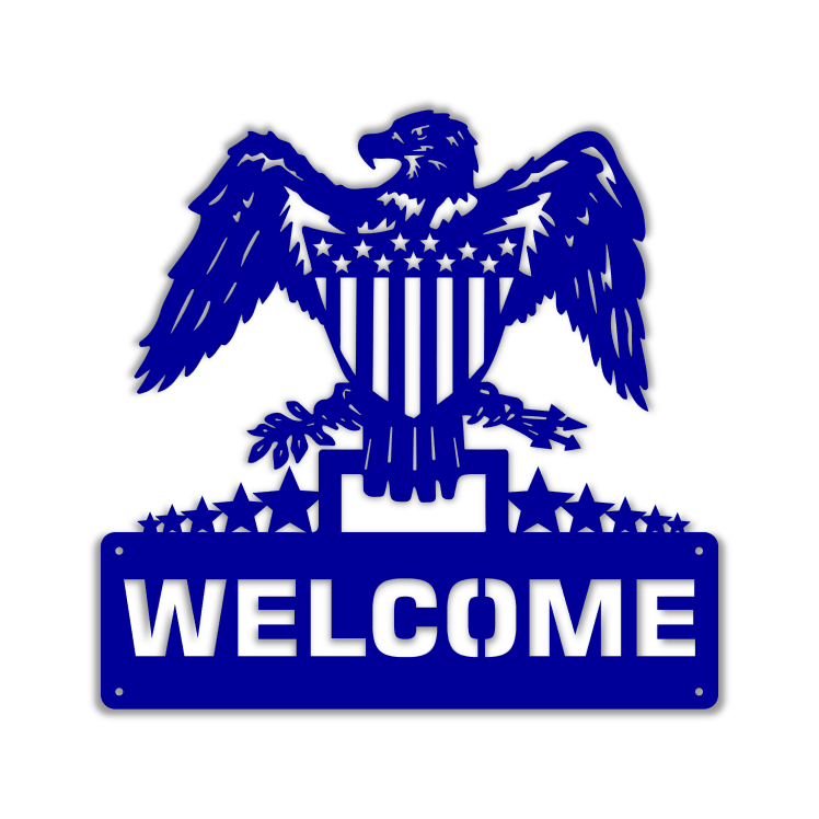 Patriotic Welcome Eagle