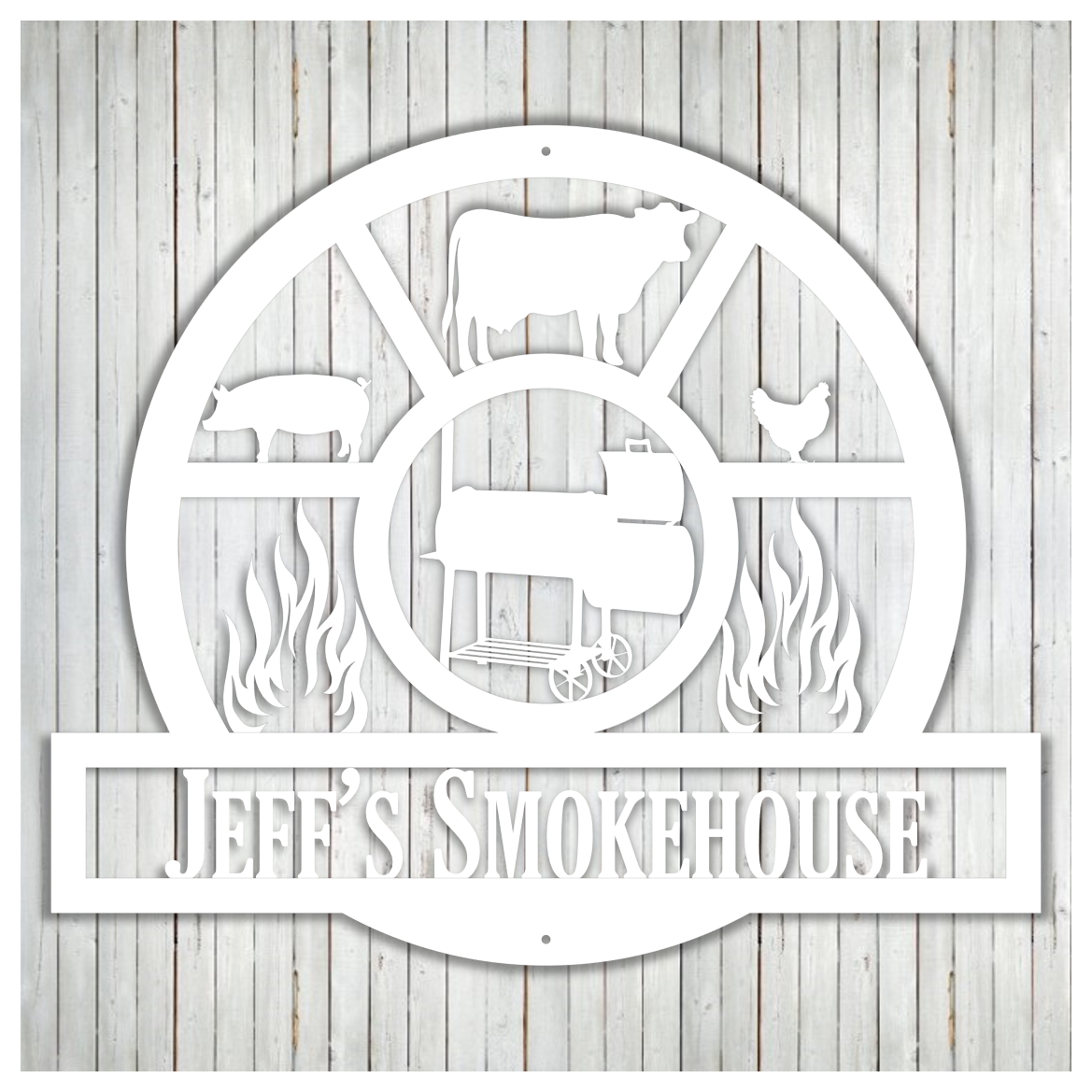 Custom Smokehouse Sign