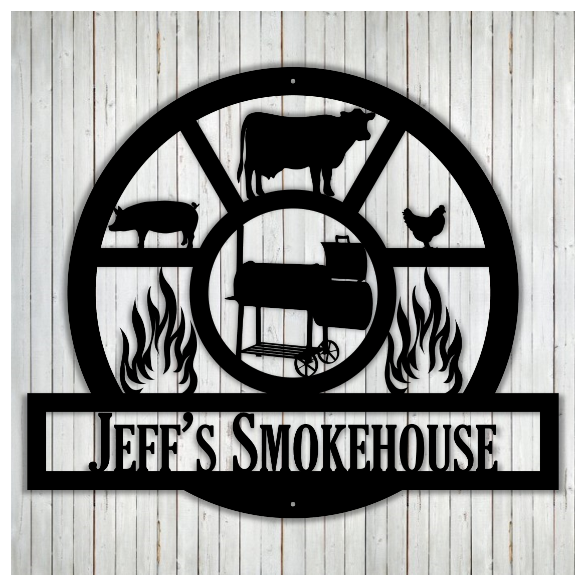 Custom Smokehouse Sign