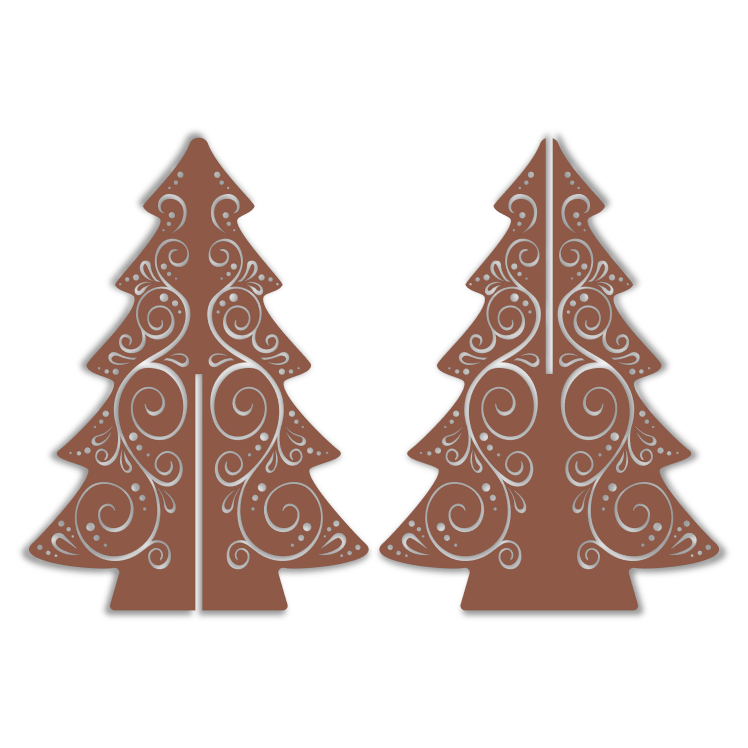 3D Swirly Christmas Tree