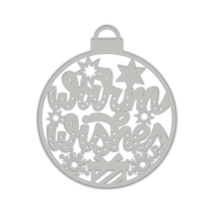 Warm Wishes Christmas Bulb