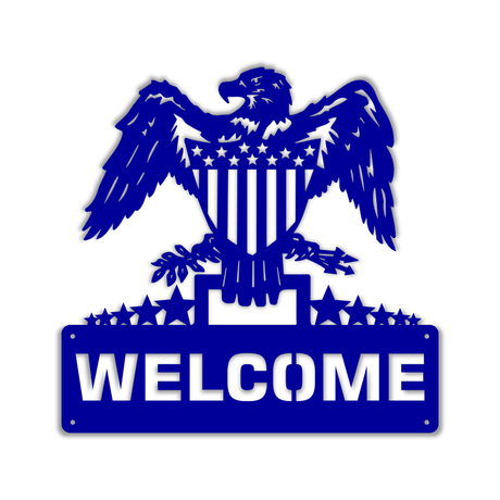 Patriotic Welcome Eagle