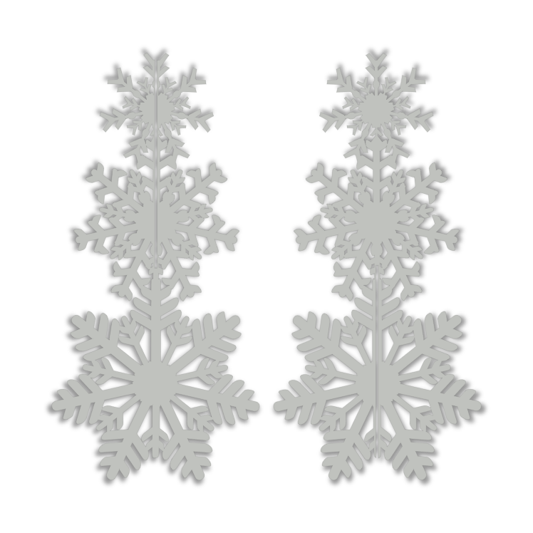 3D Snowflake Christmas Tree