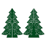 3D Swirly Christmas Tree